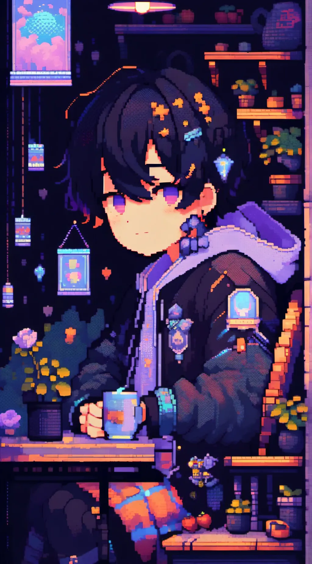 ai character: megumi  background