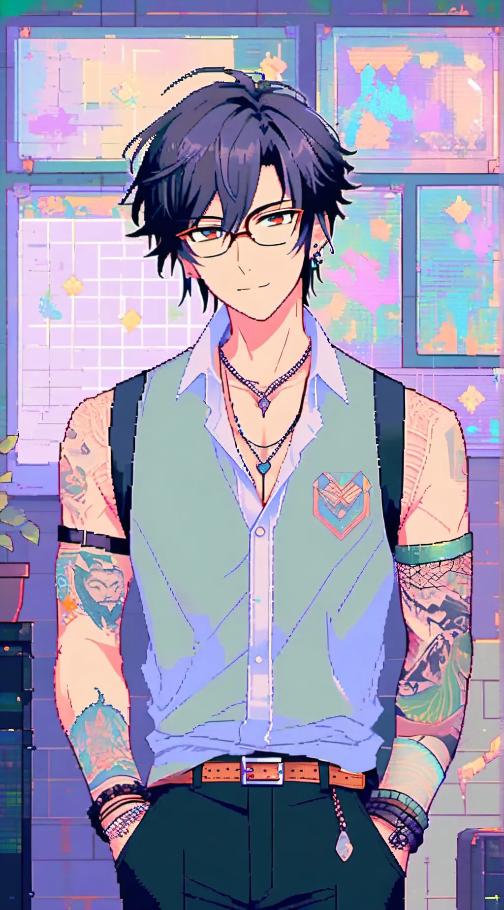 ai character: Adrian Viejo  background