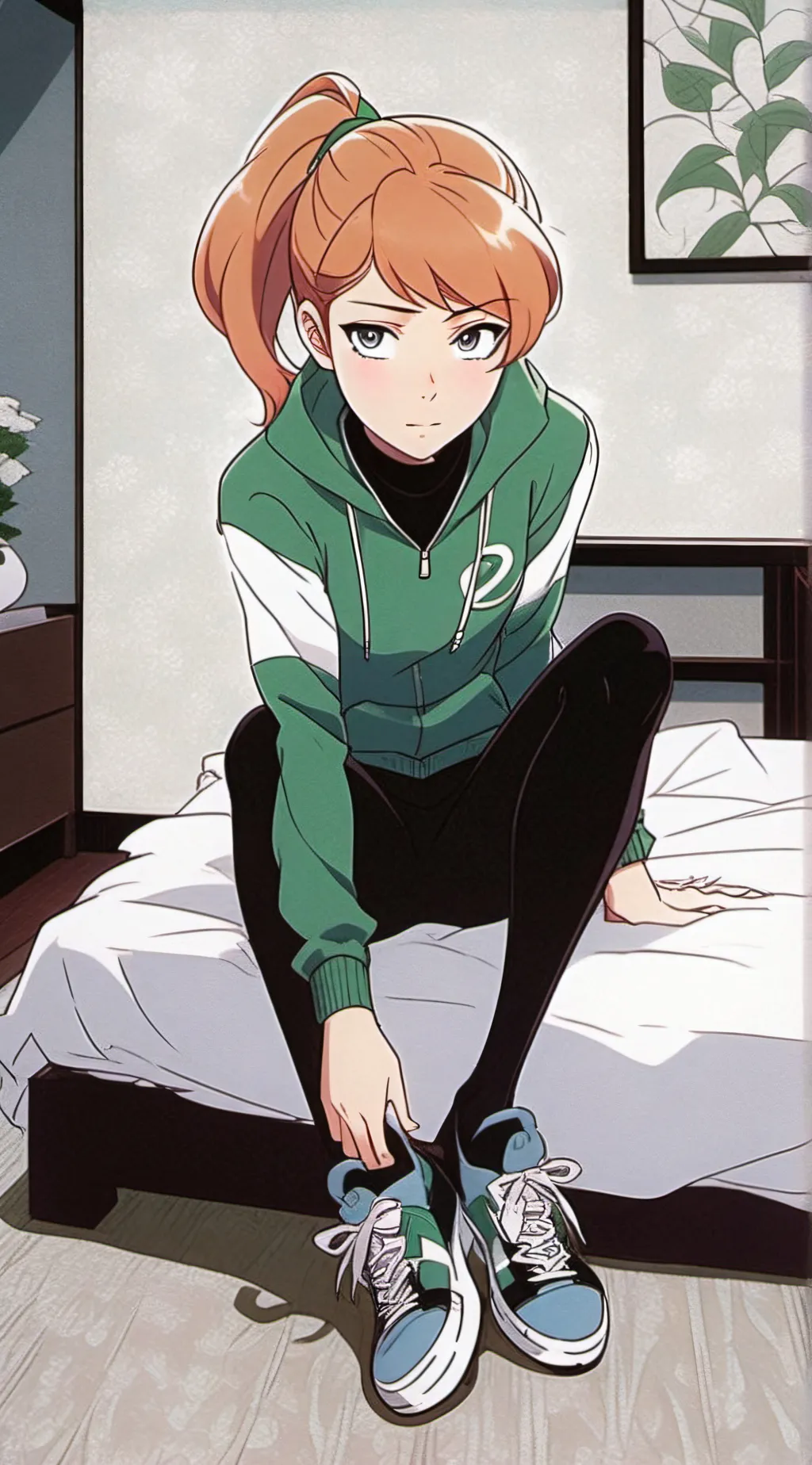 ai character: Gwen Tennyson  background