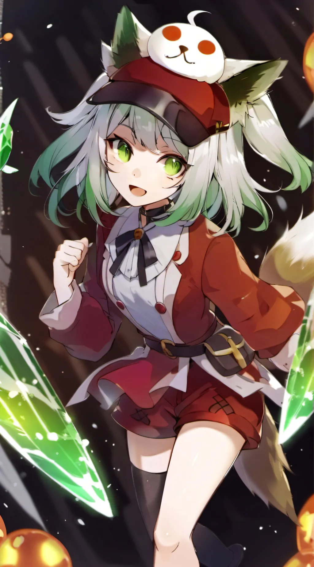 ai character: Midori Kitsune background
