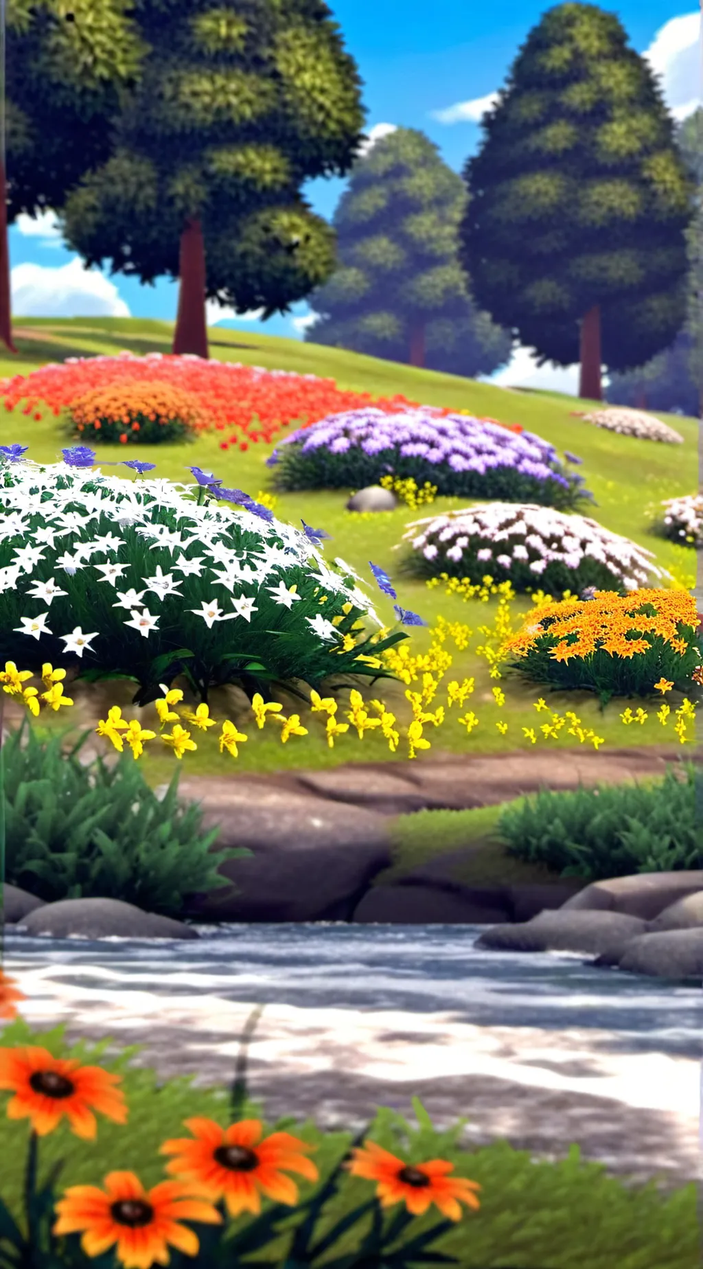 ai character: go touch grass background