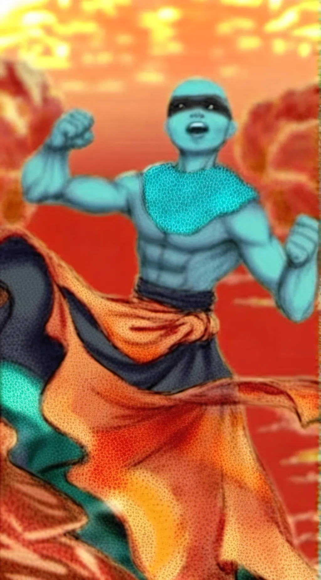 ai character: Break in background