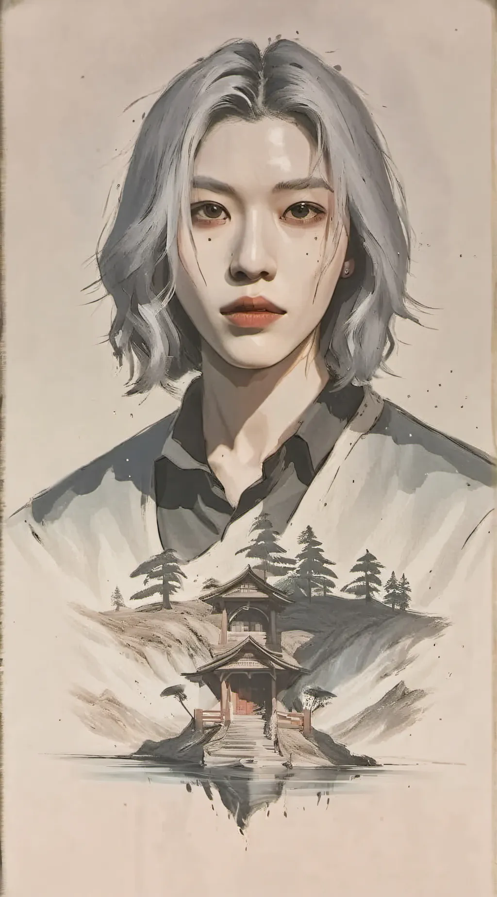 ai character: Felix Stray Kids ♡ background