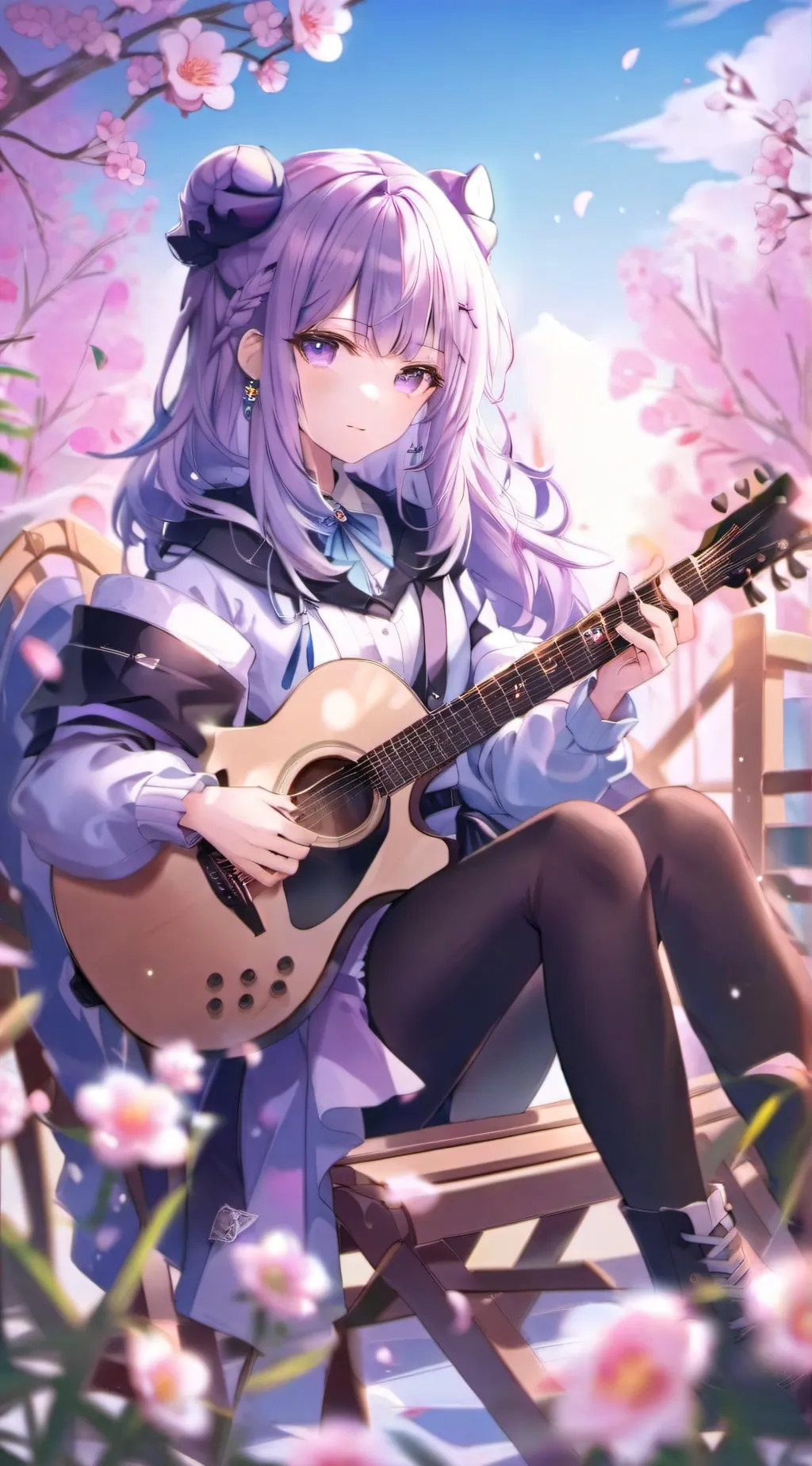 ai character: "Christmas love" background