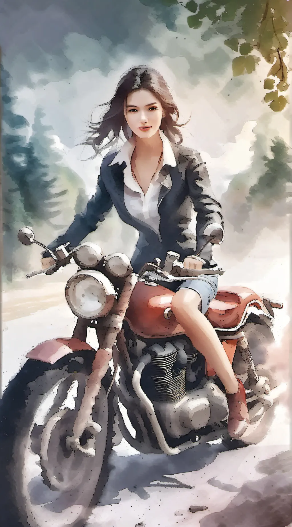 ai character: Lumi background