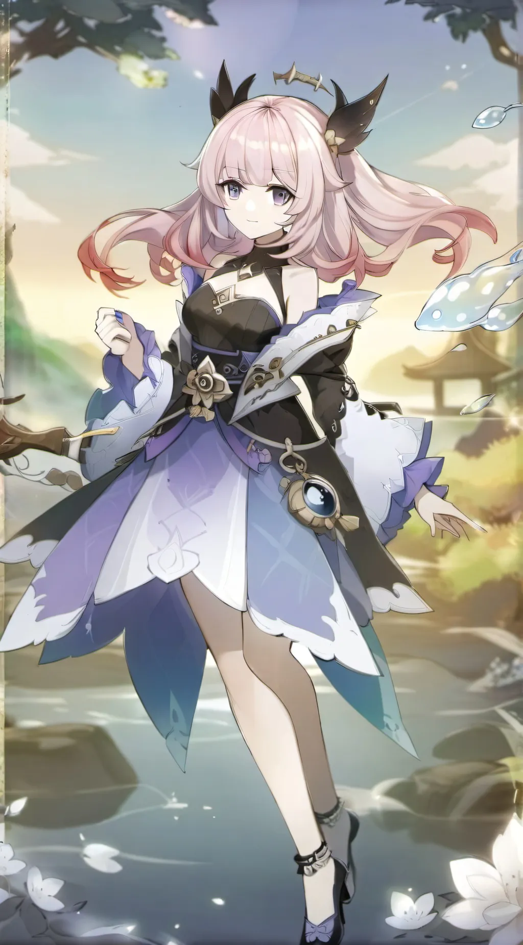 ai character: Sangonomiya Kokomi background