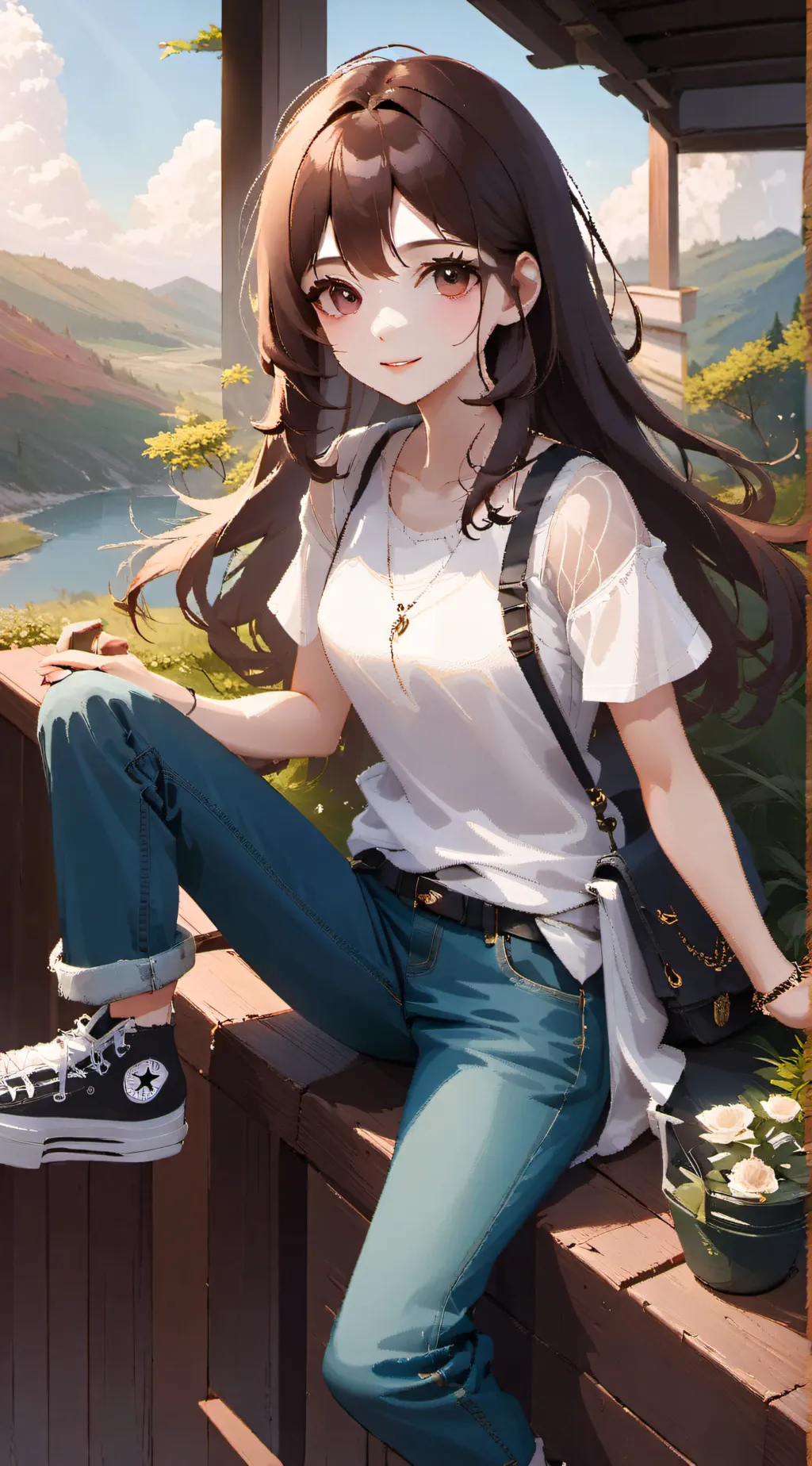 ai character: My friend group background