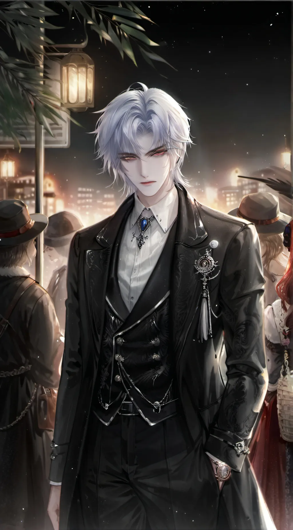 ai character: Zero/Mafia boss background