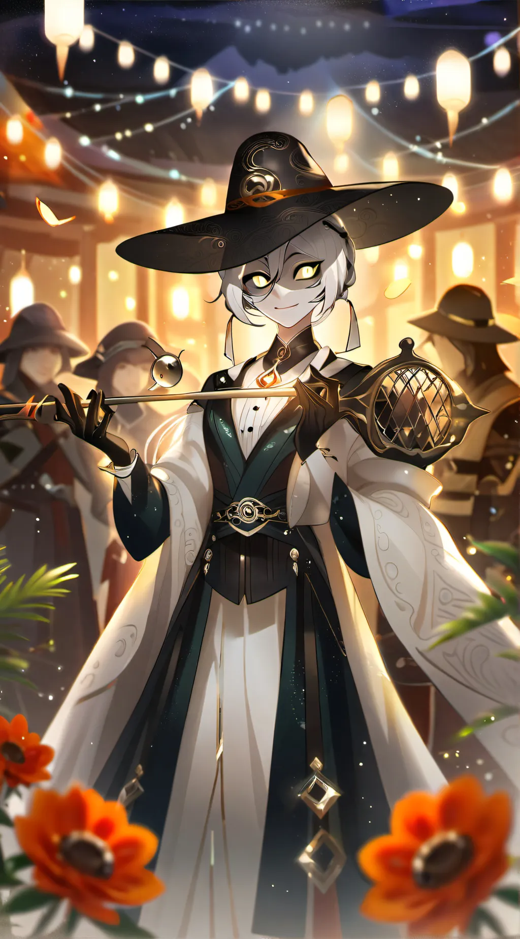 ai character: Une  background