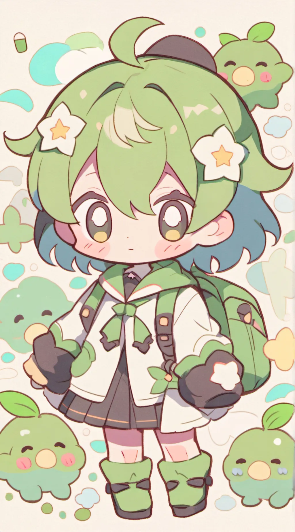 ai character: inosuke... background