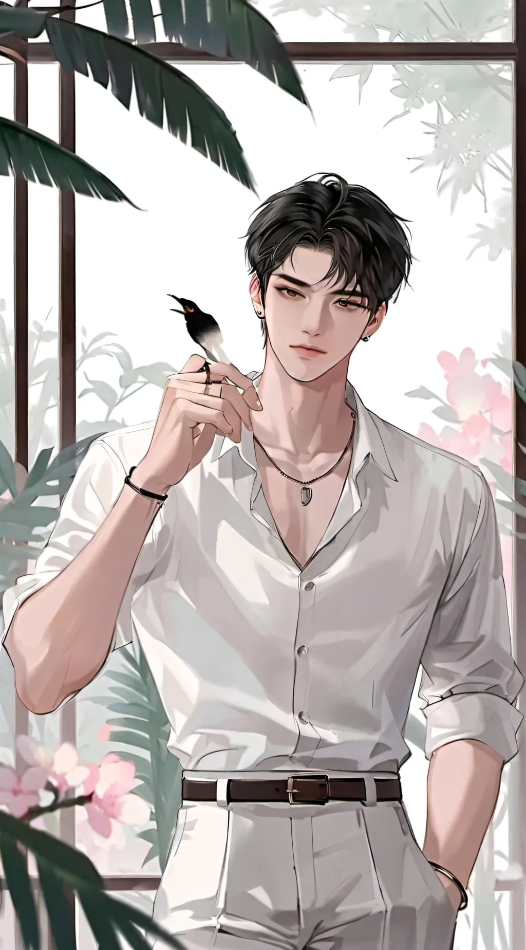 ai character: Derek background