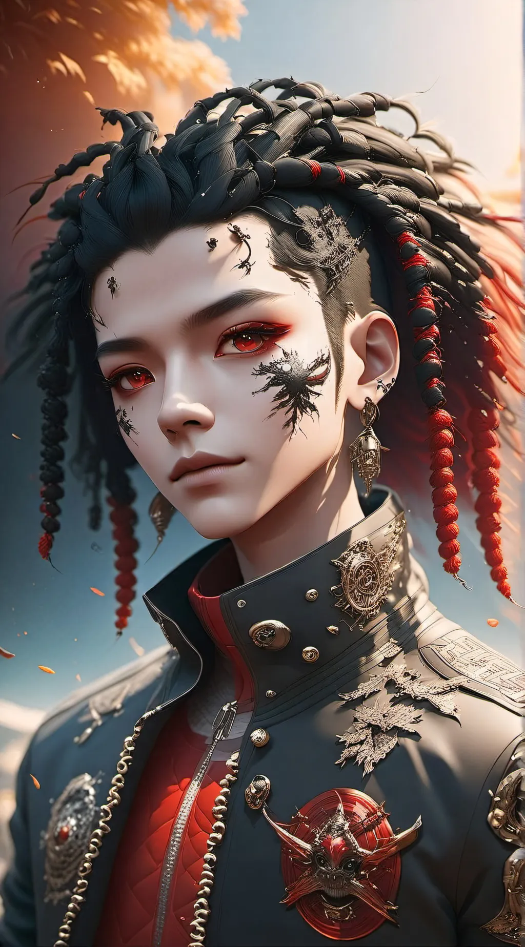 ai character: YUNG SKY 999  background
