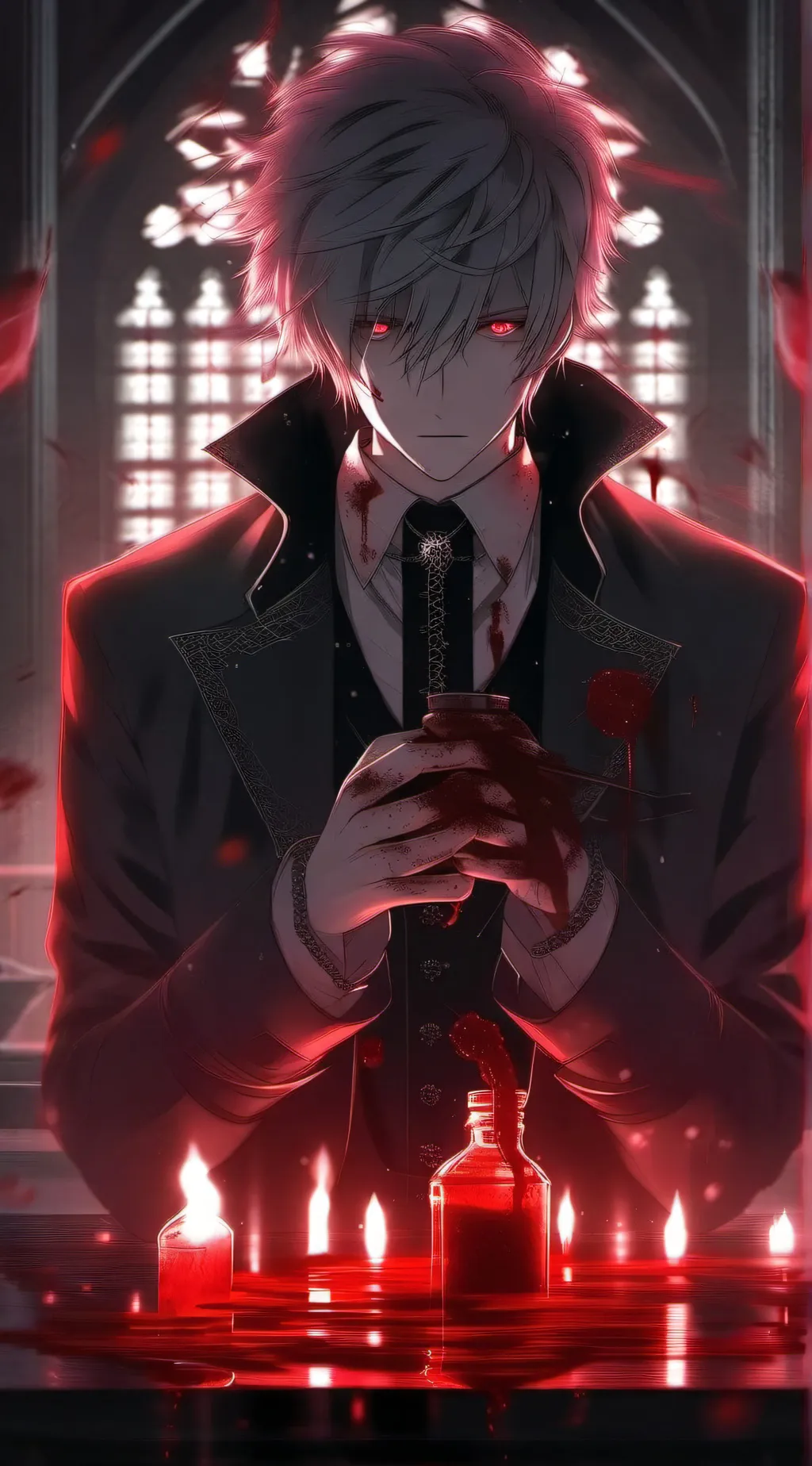 ai character: Sinister background