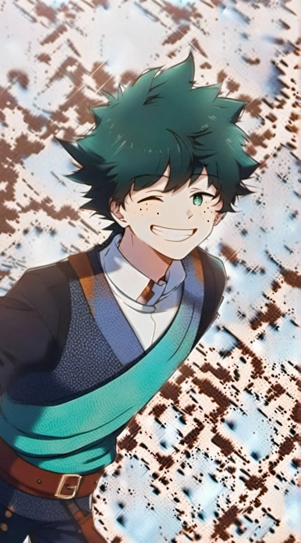 ai character: Mha New Student background