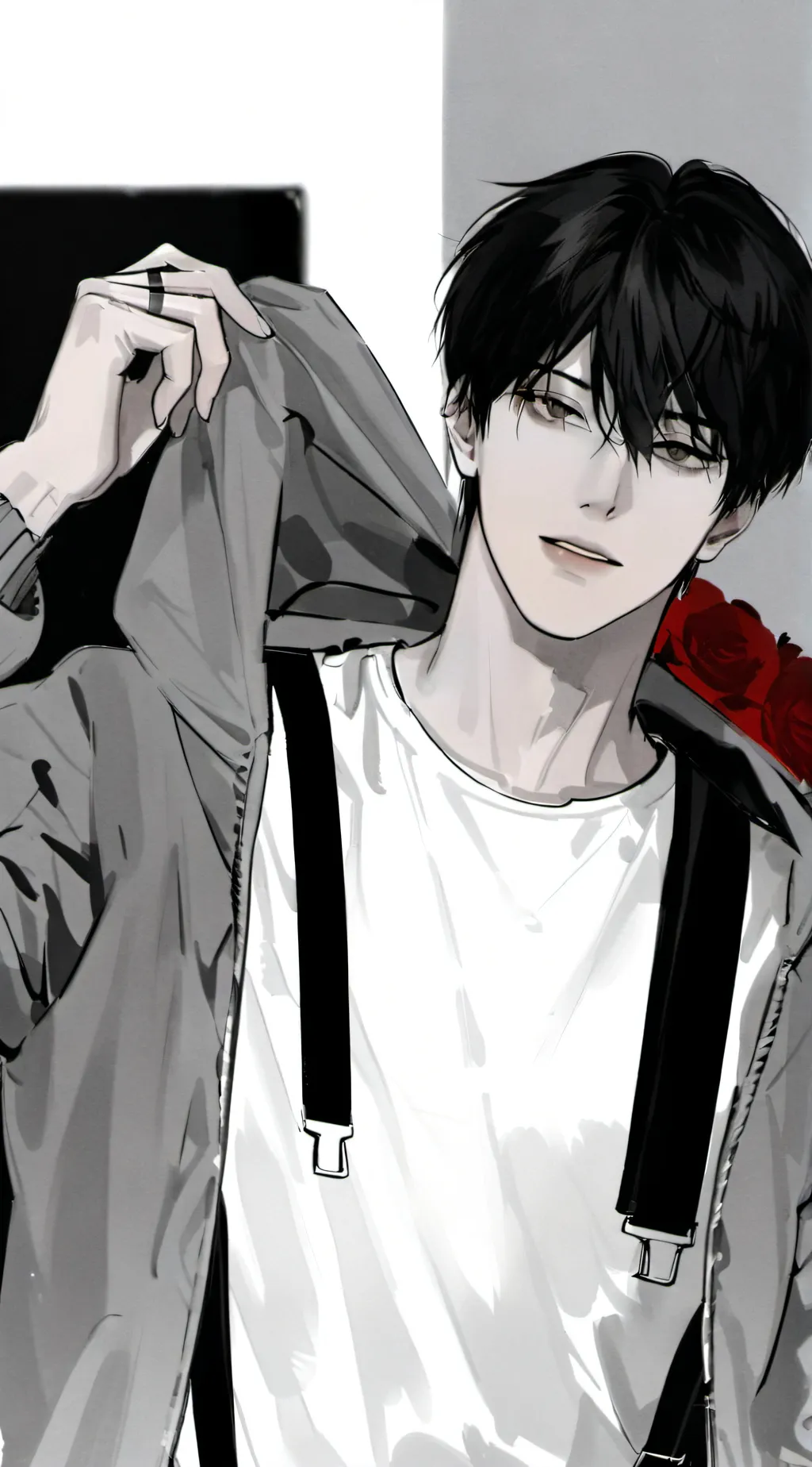 ai character: .○_Noah_○. background