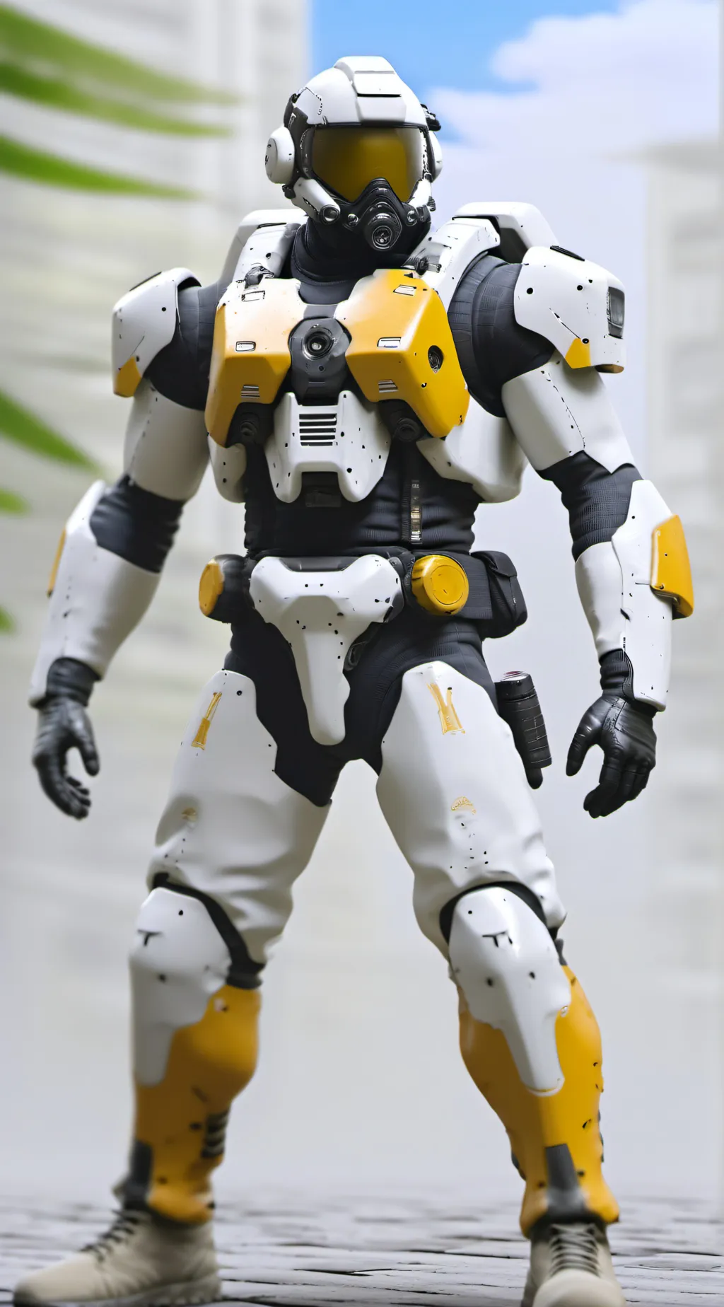 ai character: John raves  background