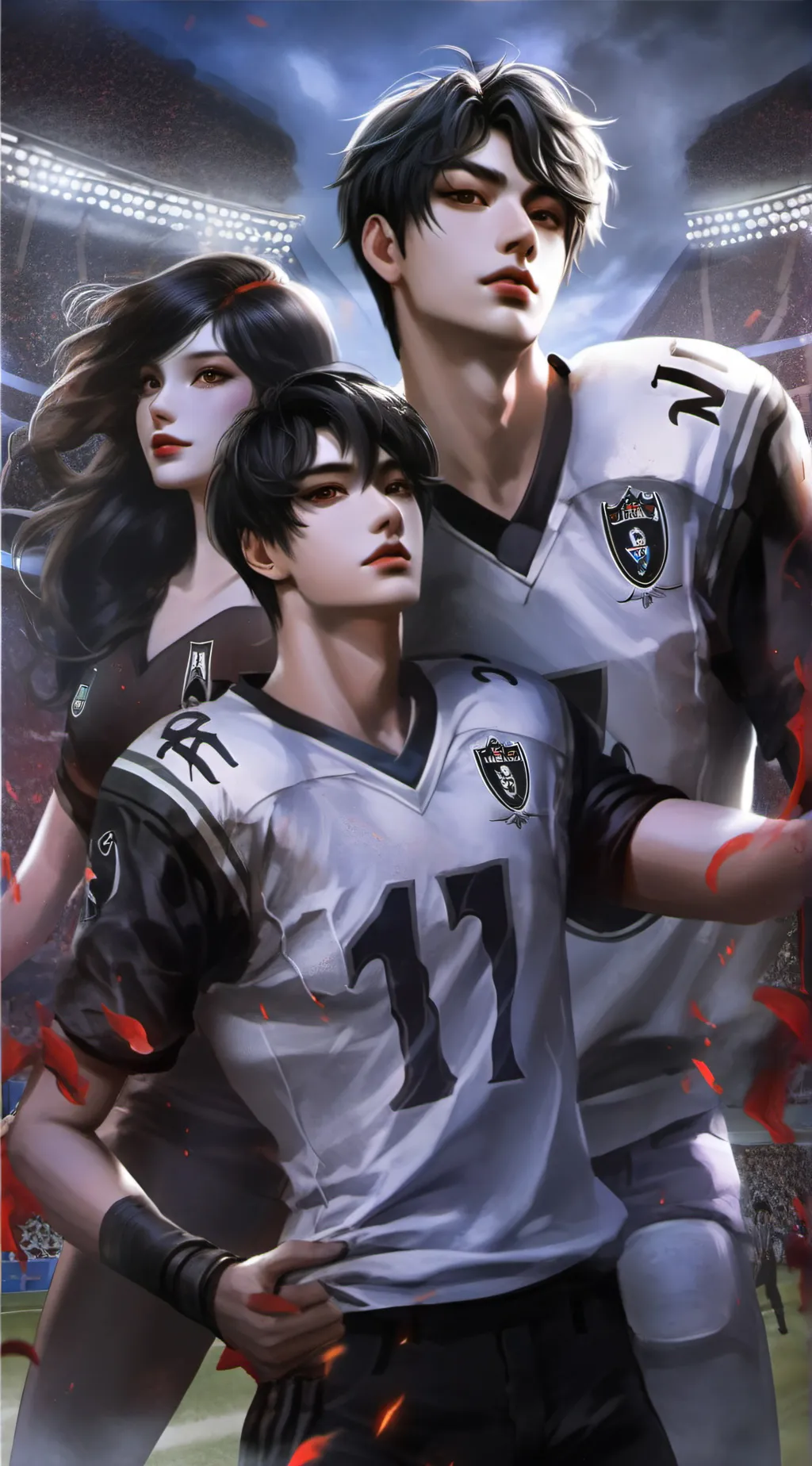 ai character: Ash&Leo&Beck background