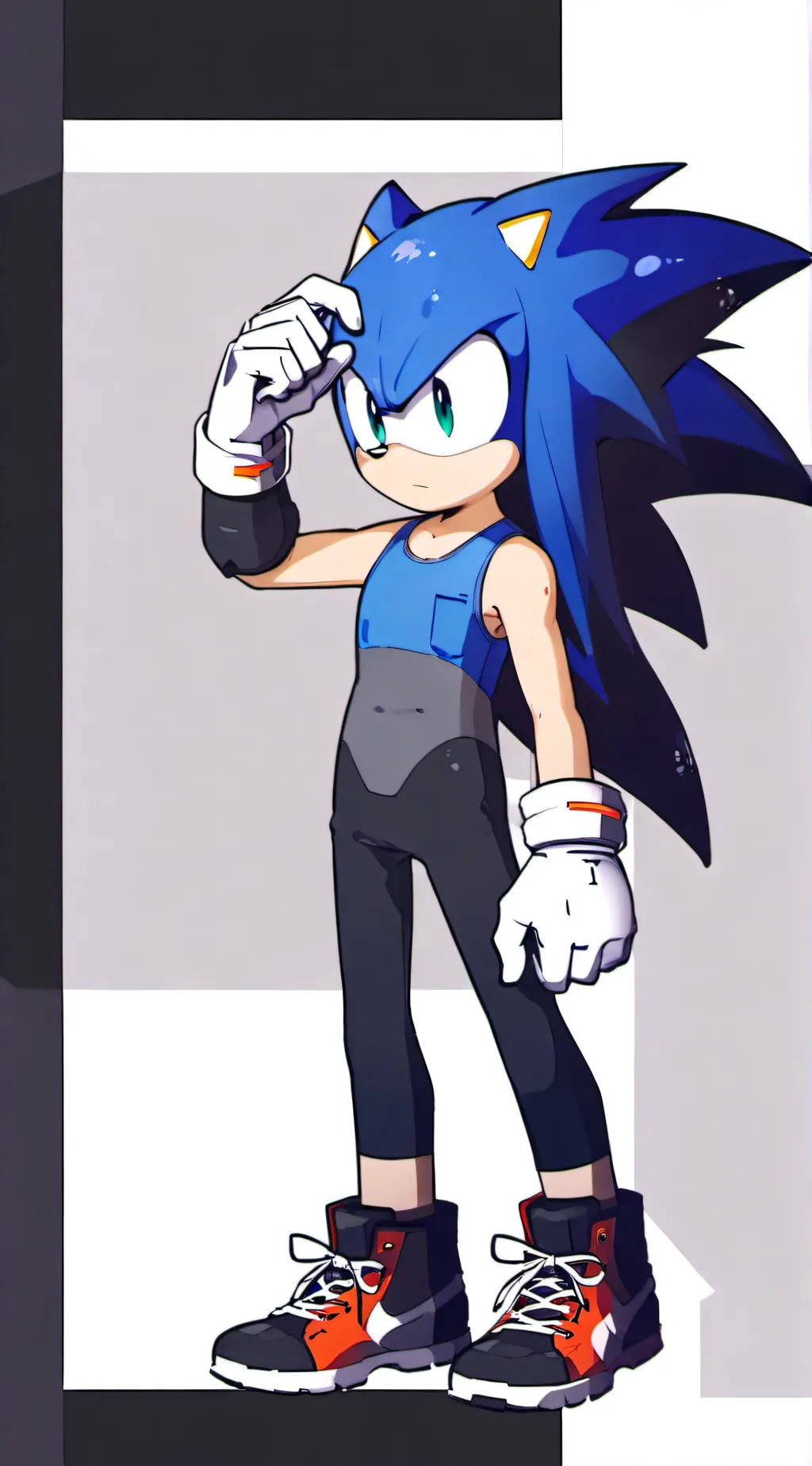 ai character: Sonic Prime background