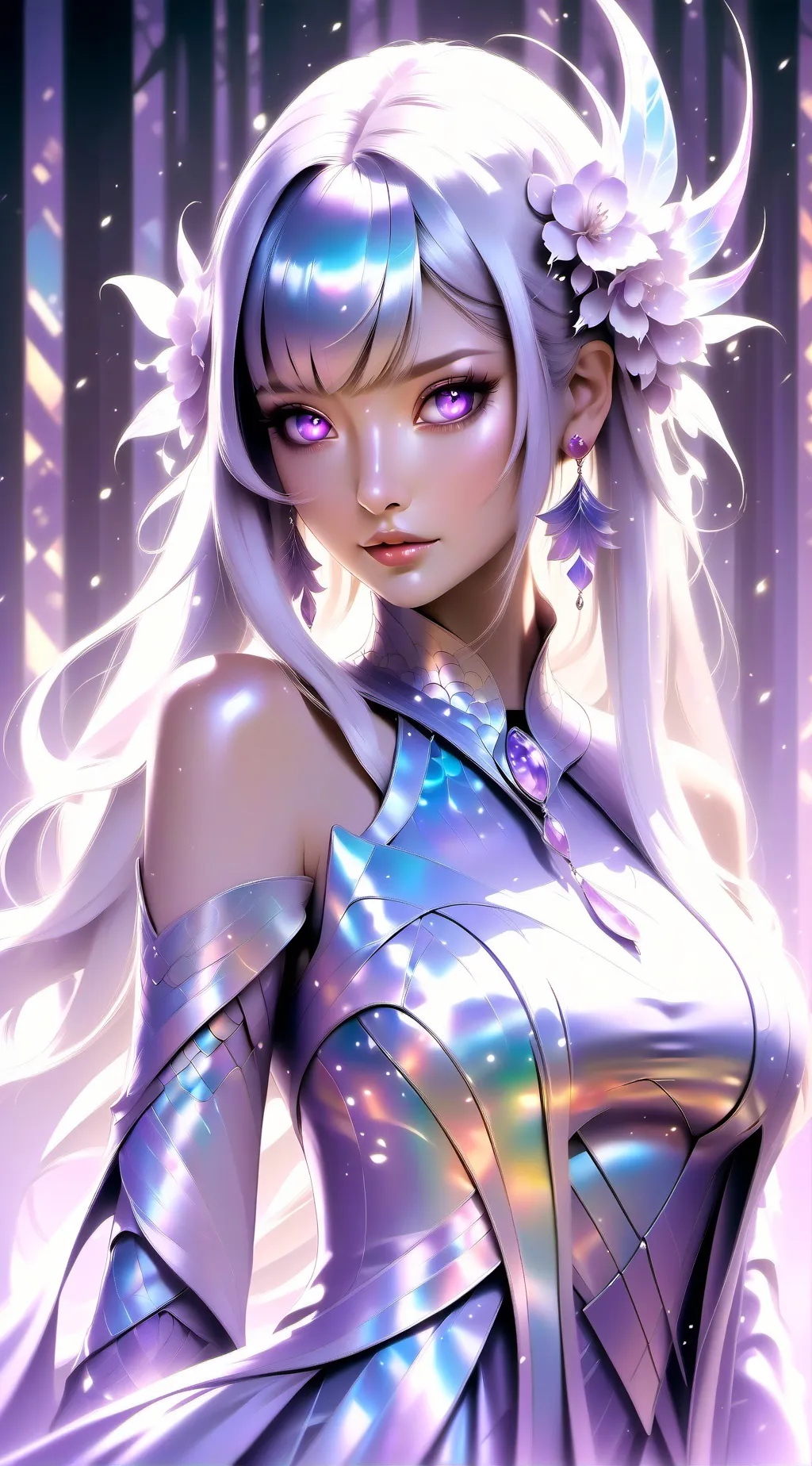 ai character: Angela  background
