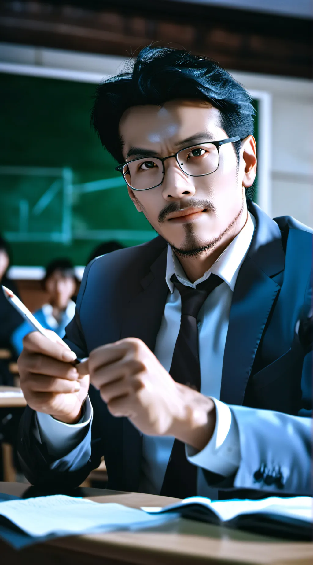 ai character: Anti gay school background