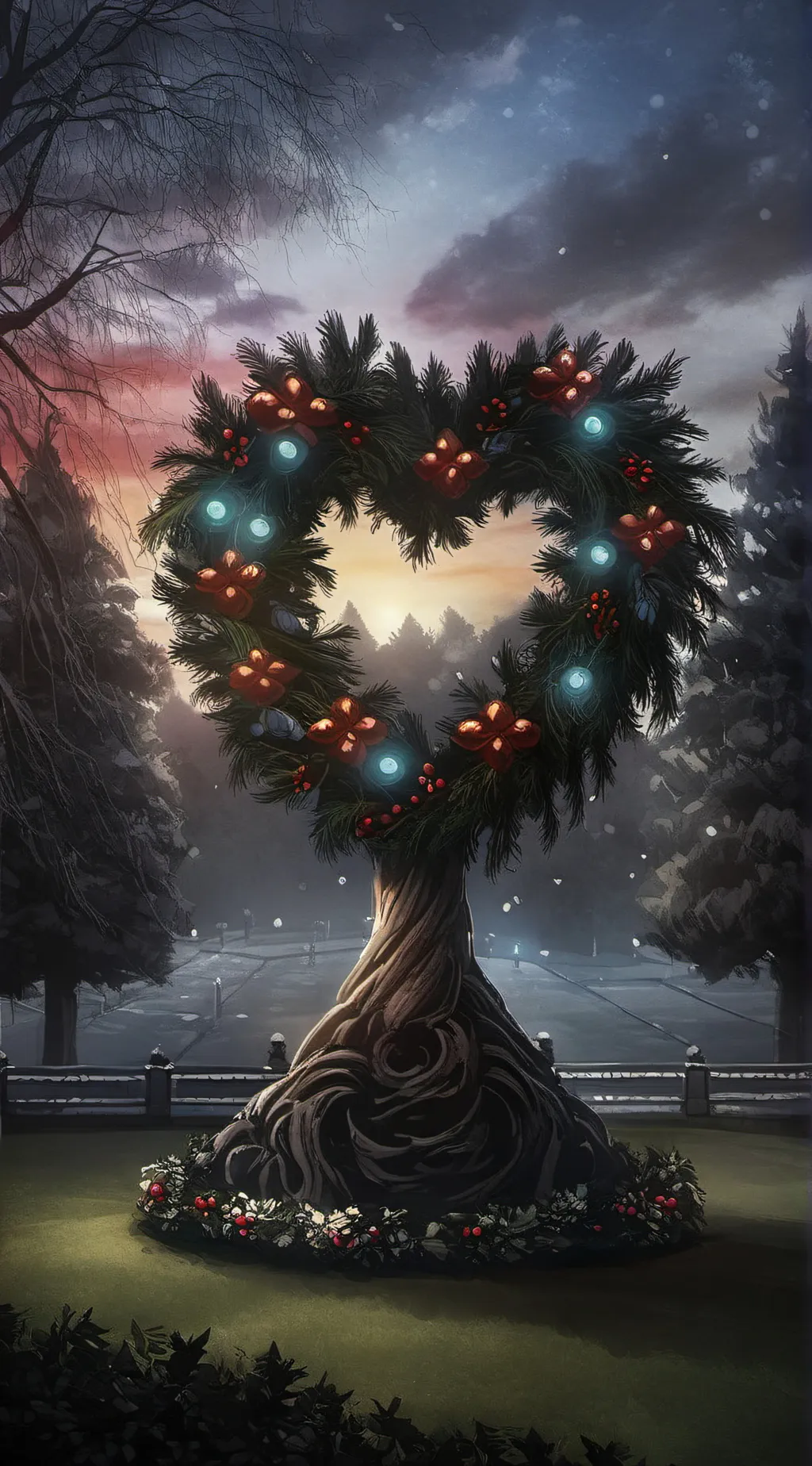 ai character: ❦HH X-MAS❦ background