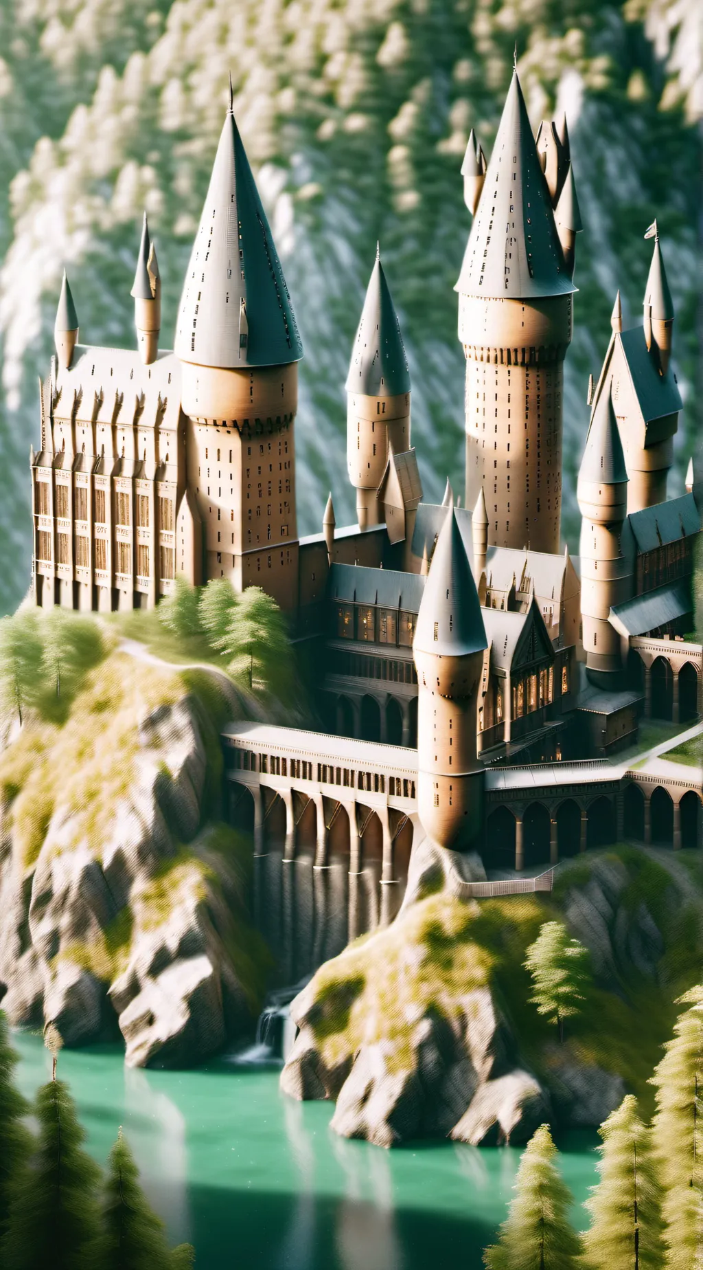 ai character: Hogwarts background