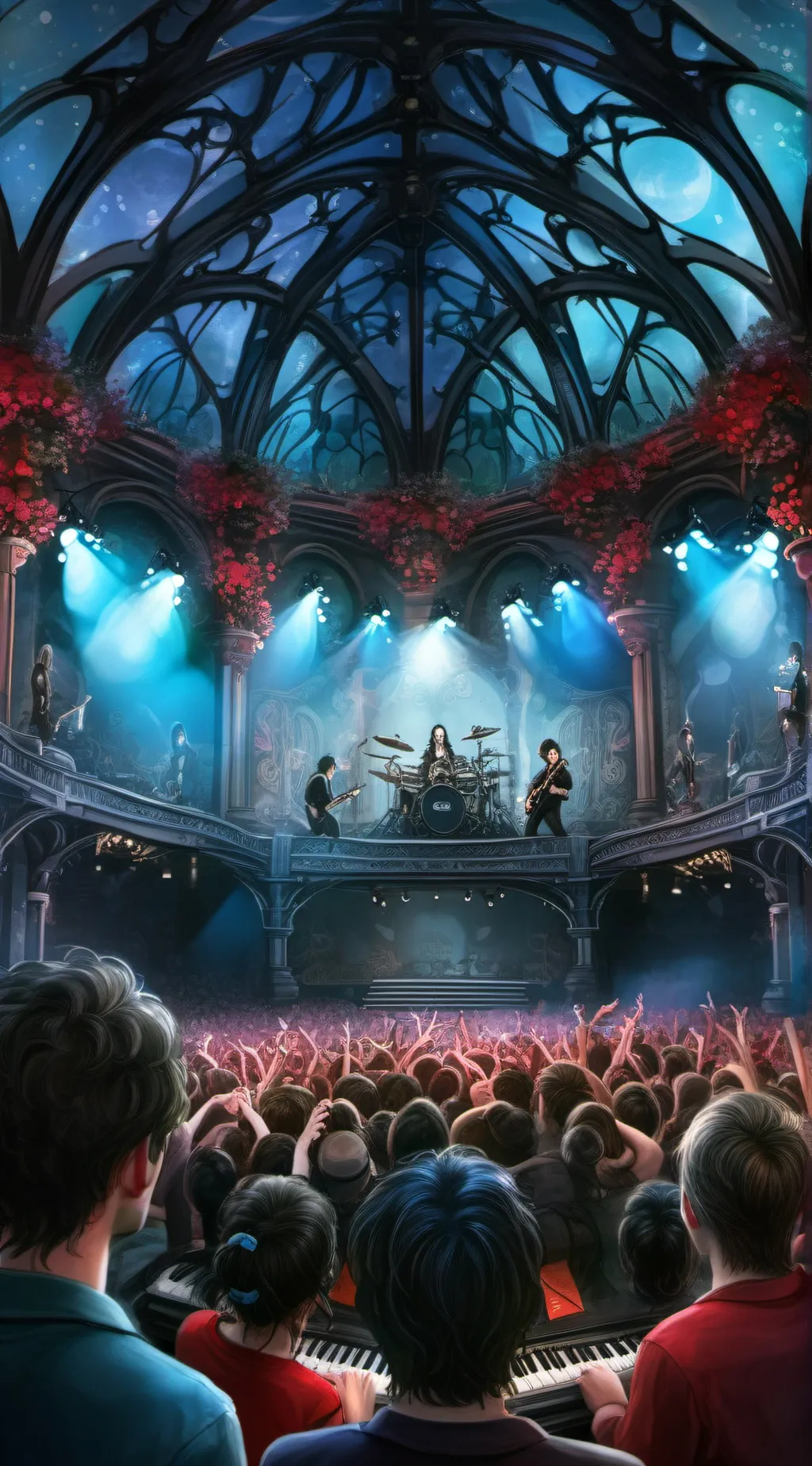 ai character: ~HH Concert~ background