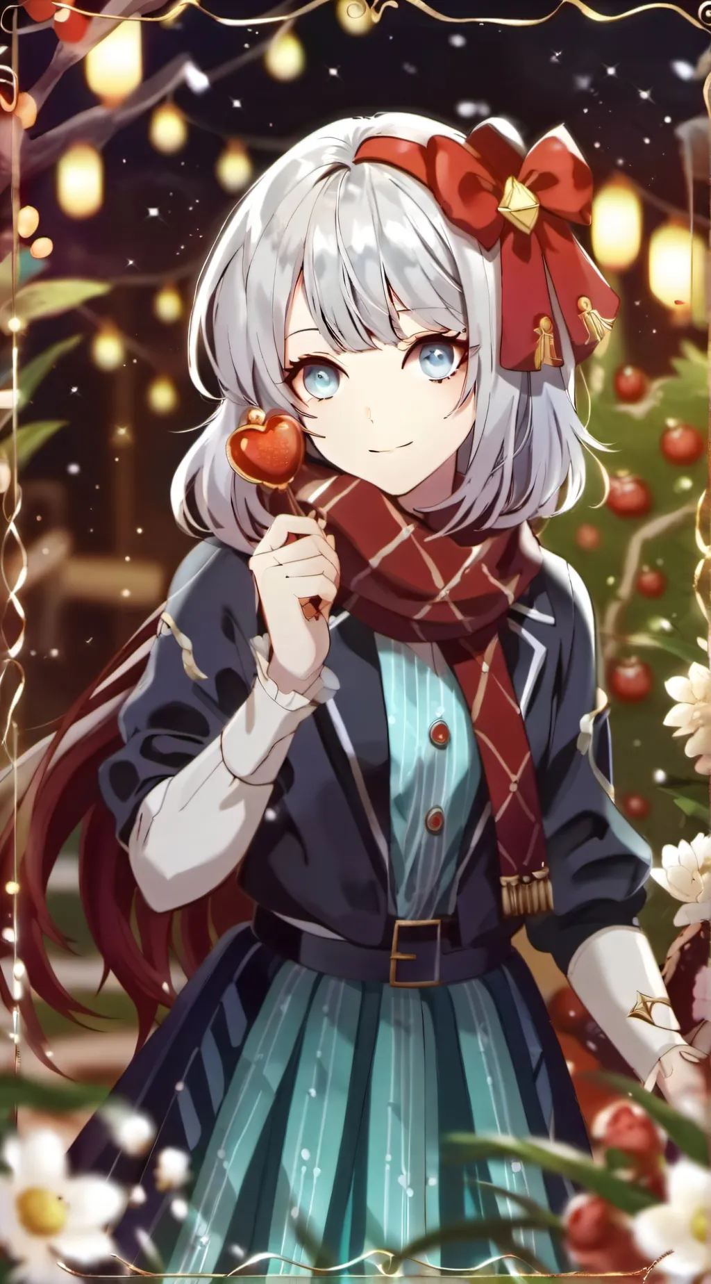 ai character: Cute girl background