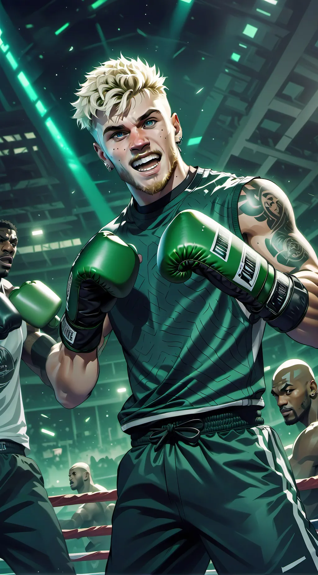 ai character: Jake Paul background