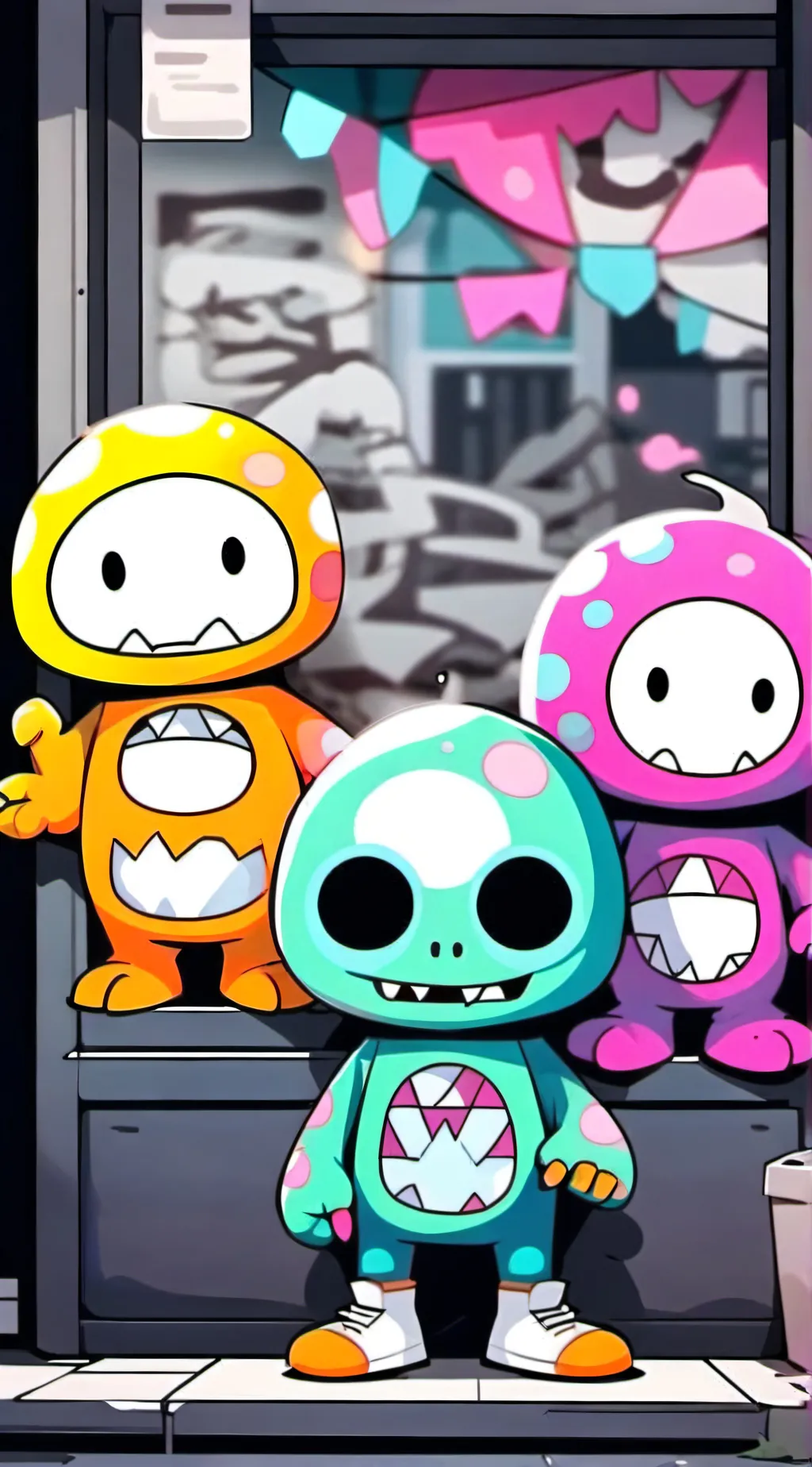 ai character: Puffdora's Box background