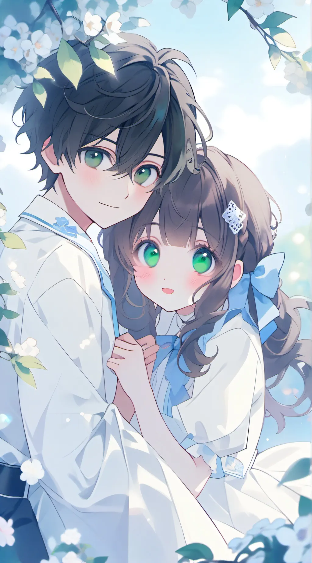 ai character: Mike and Leah background