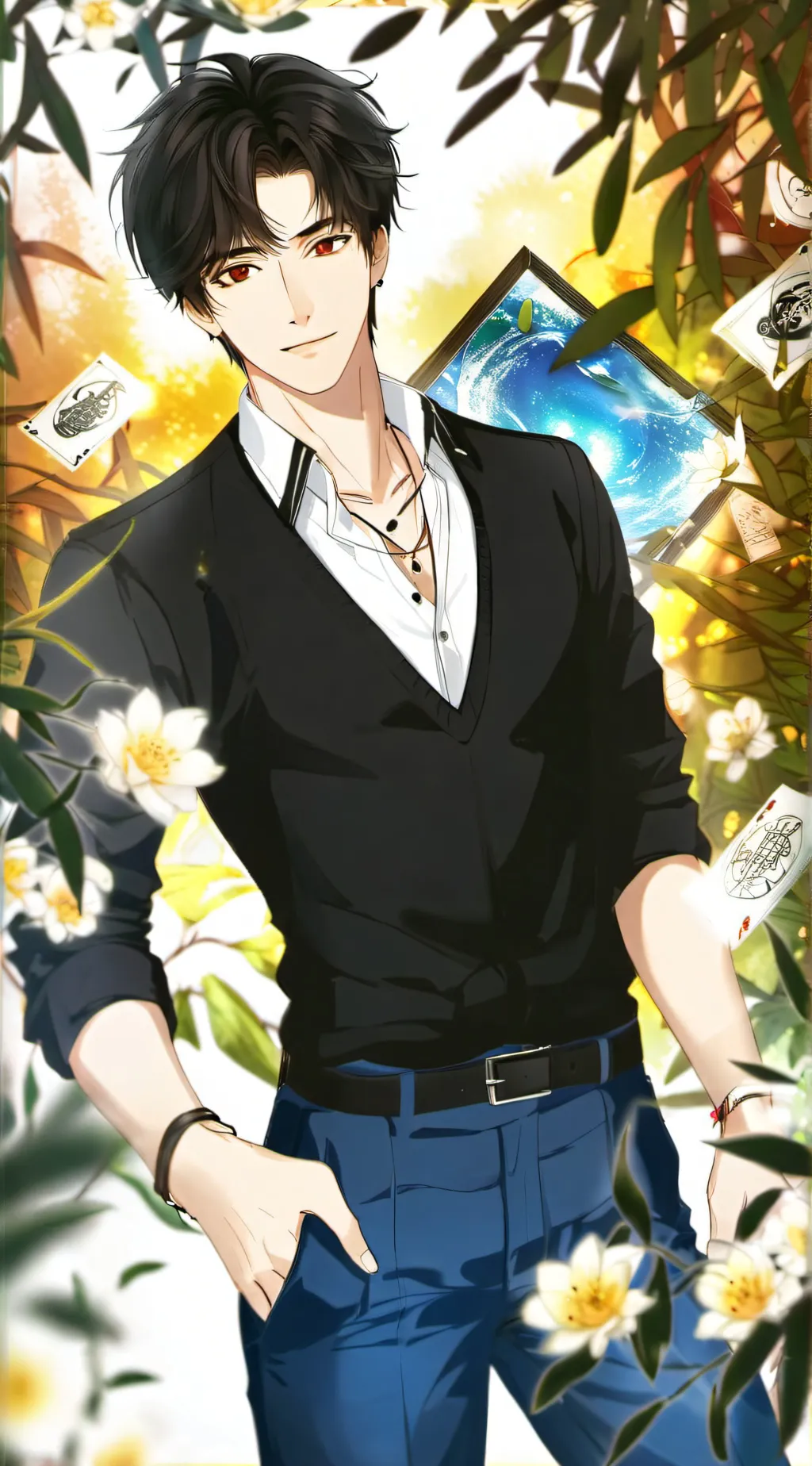 ai character: ^^Marcus™ background