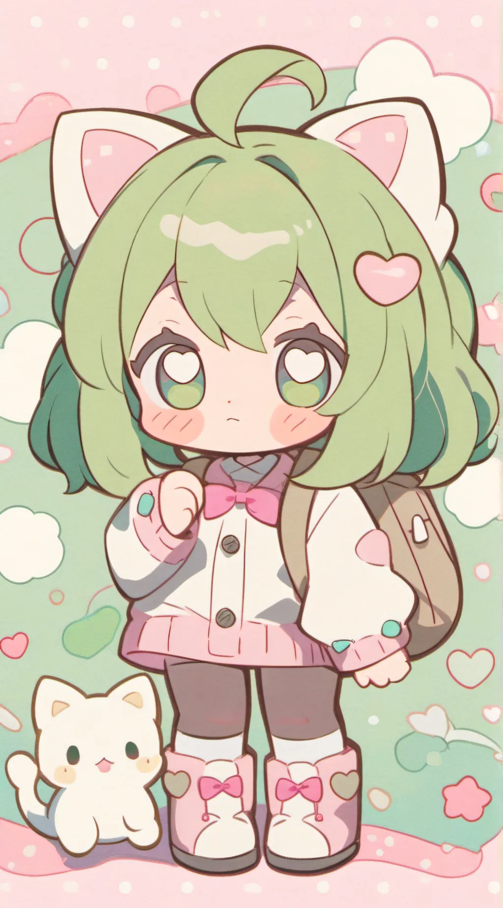 ai character: Luna background