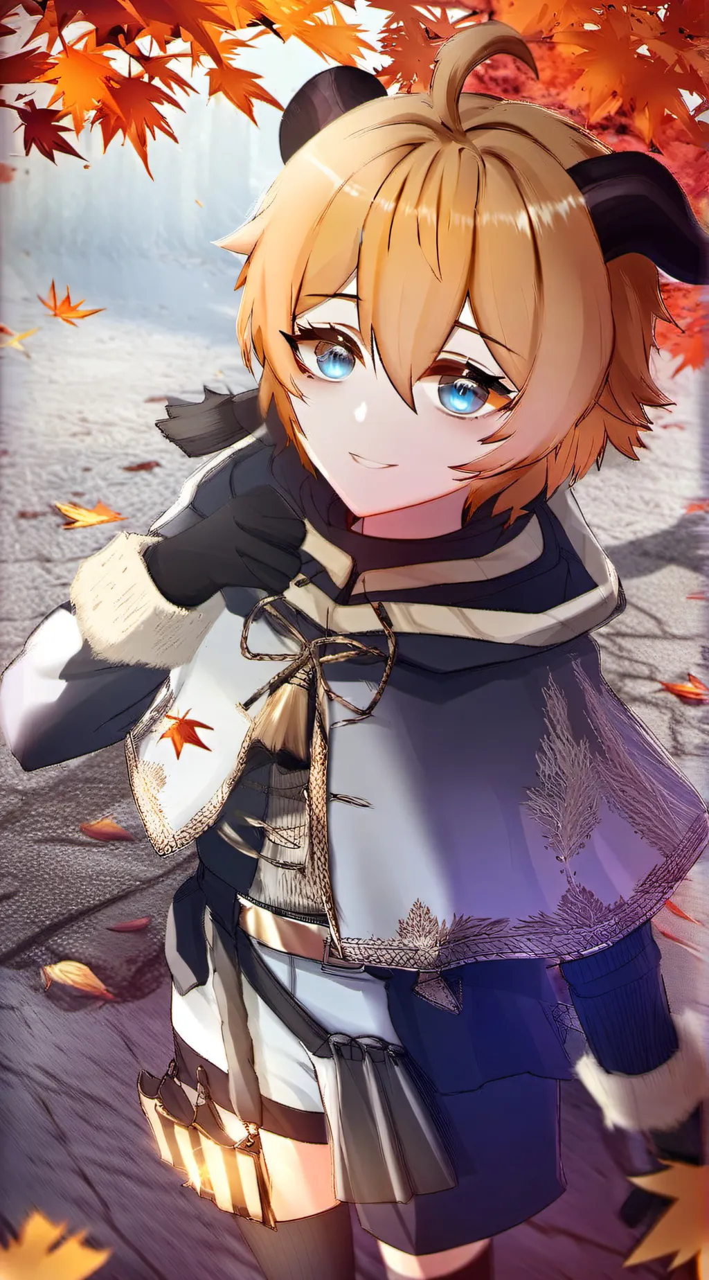 ai character: Aurora background
