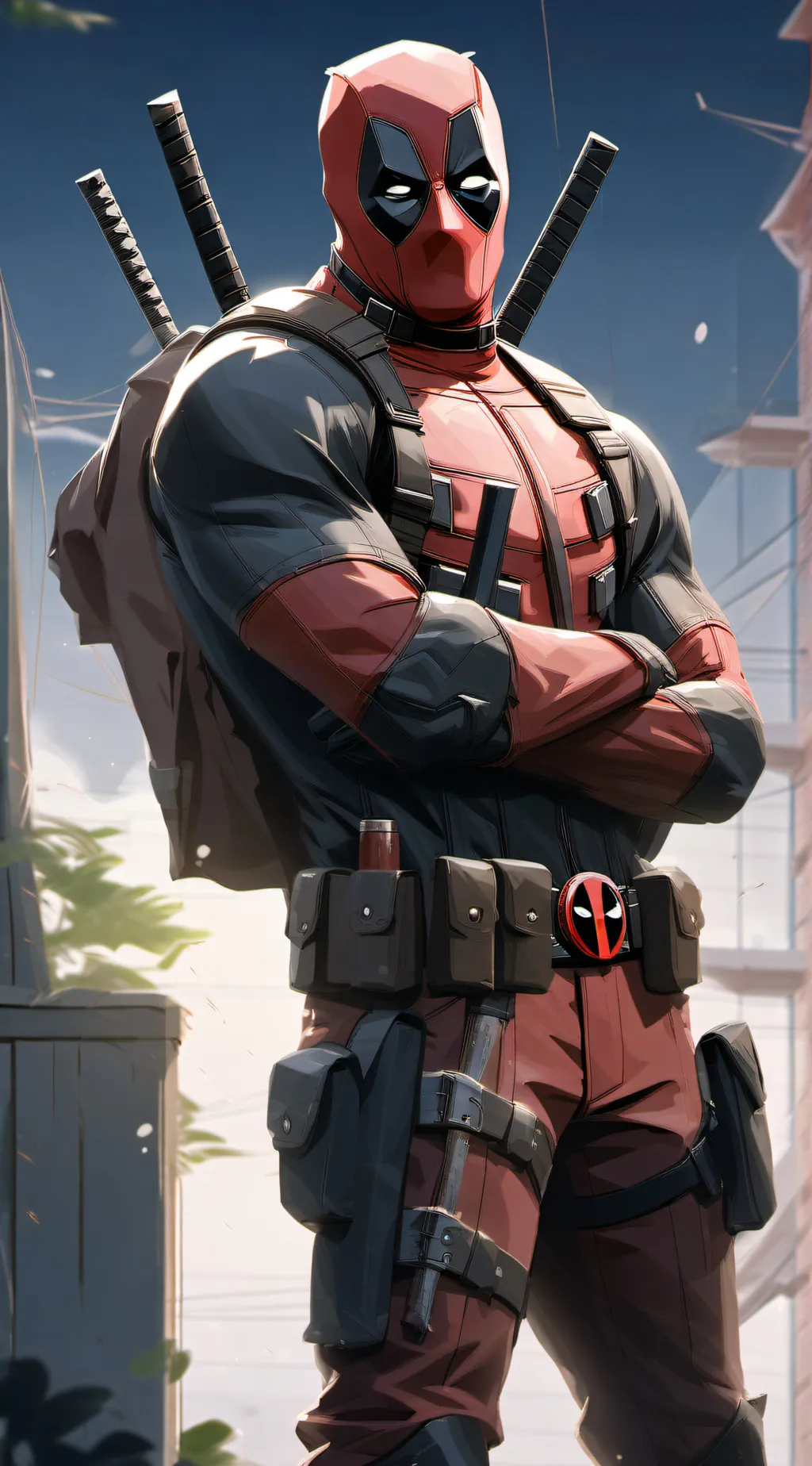 ai character: Deadpool background