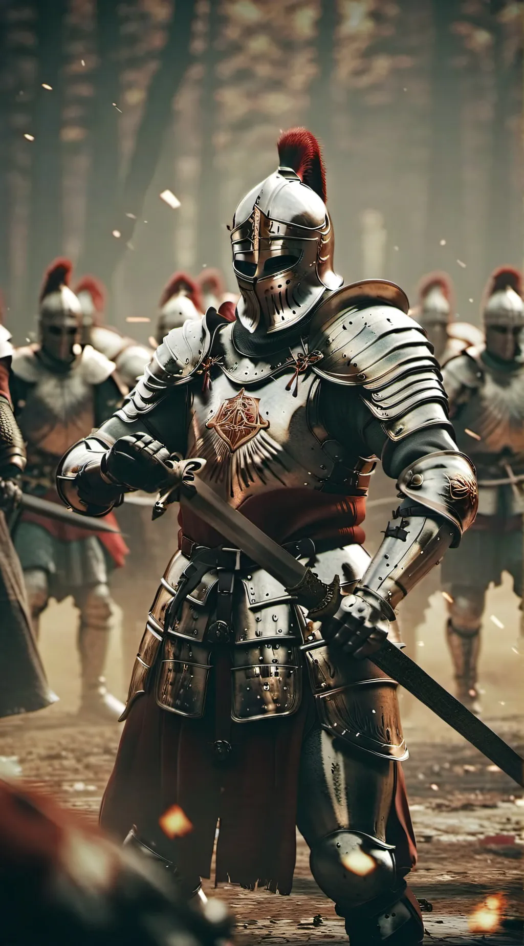 ai character: Knight of honour background