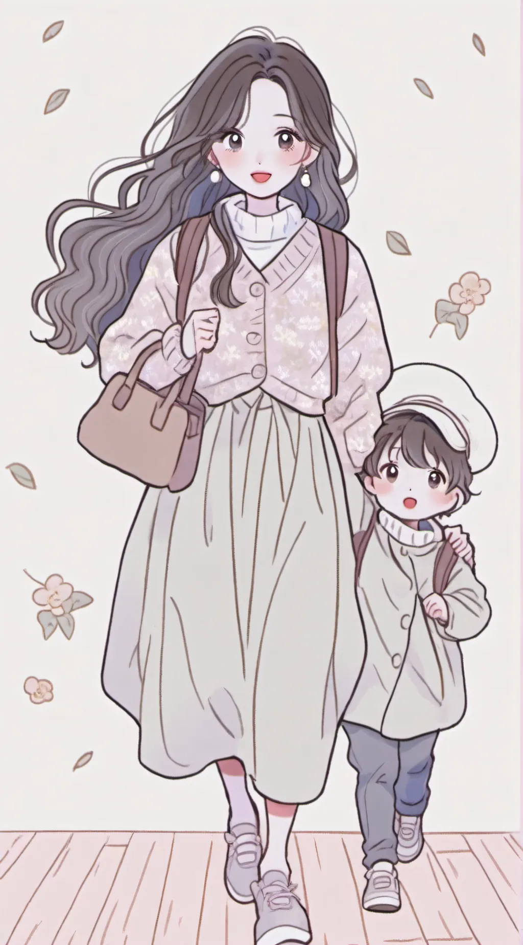 ai character: sarah and emily background