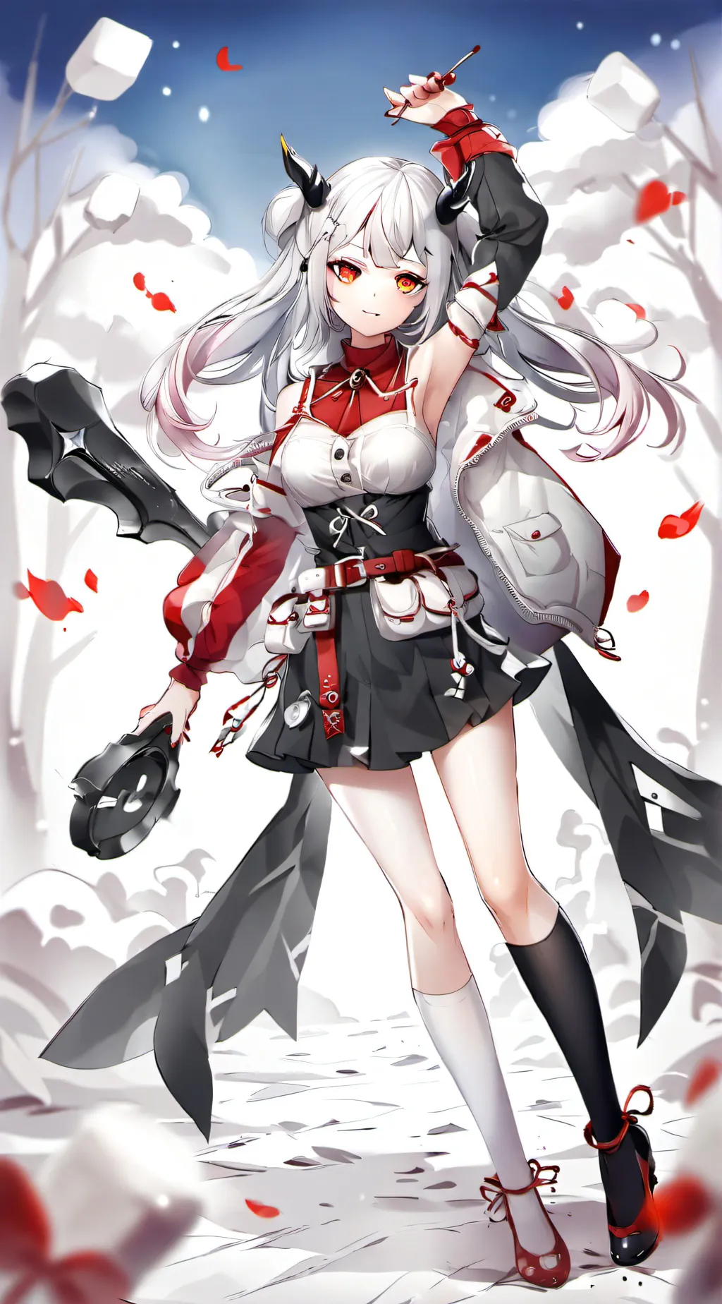 ai character: Hallie  background