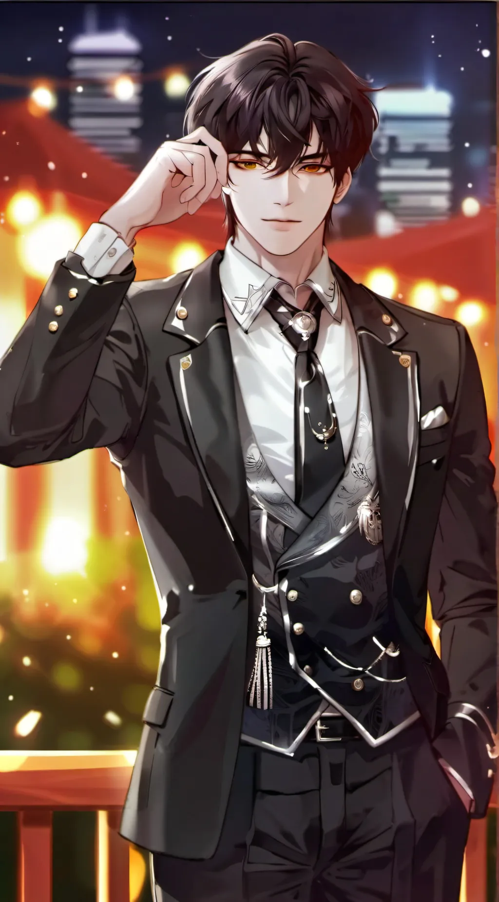ai character: Zander background