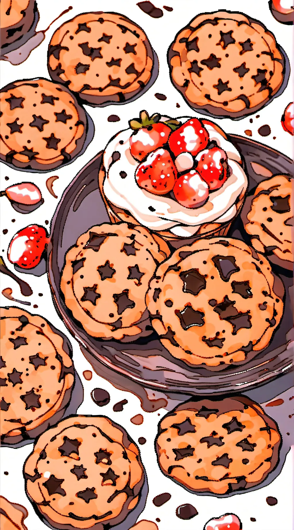 ai character: hh baking background