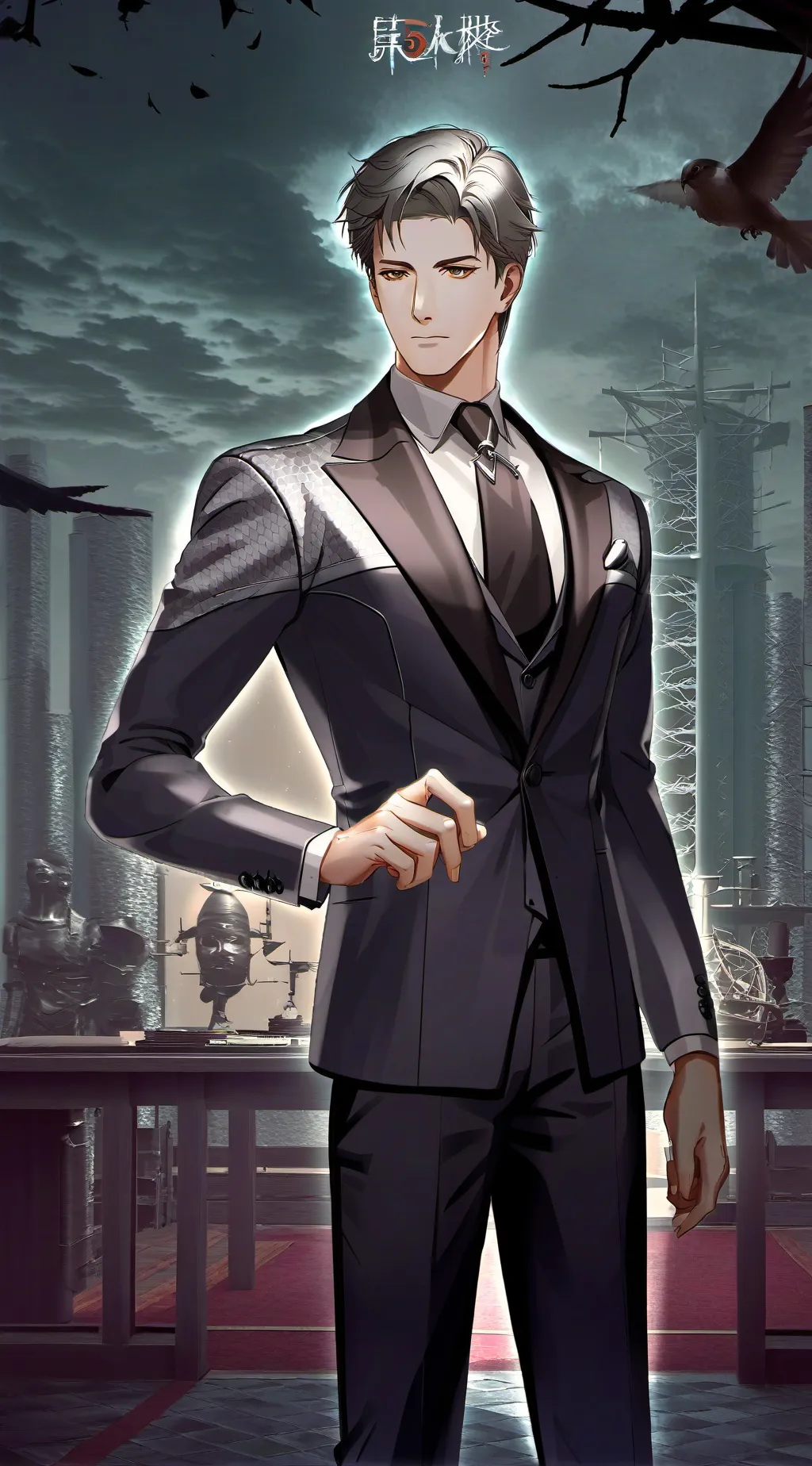 ai character: Xavier  background