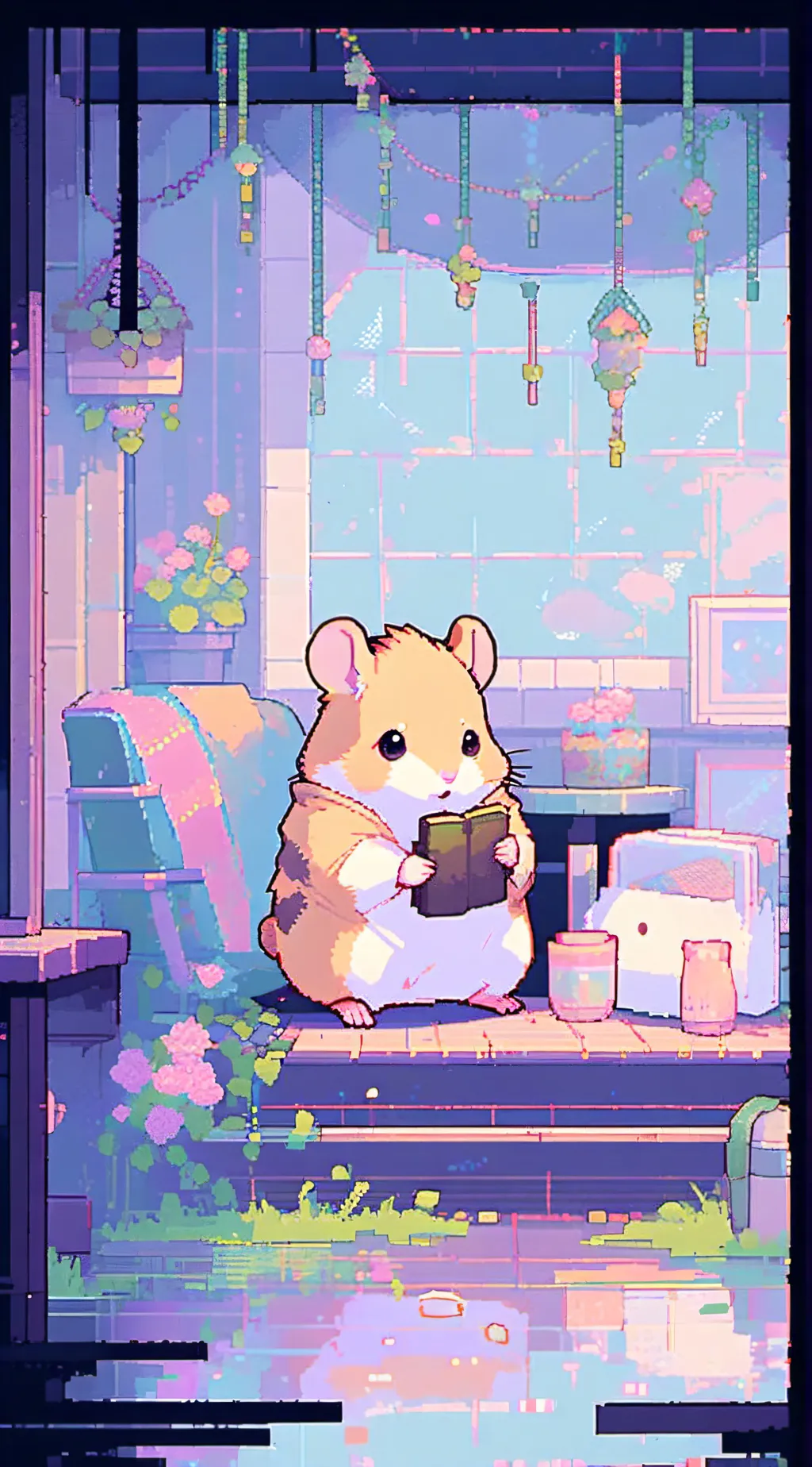 ai character: hamster background