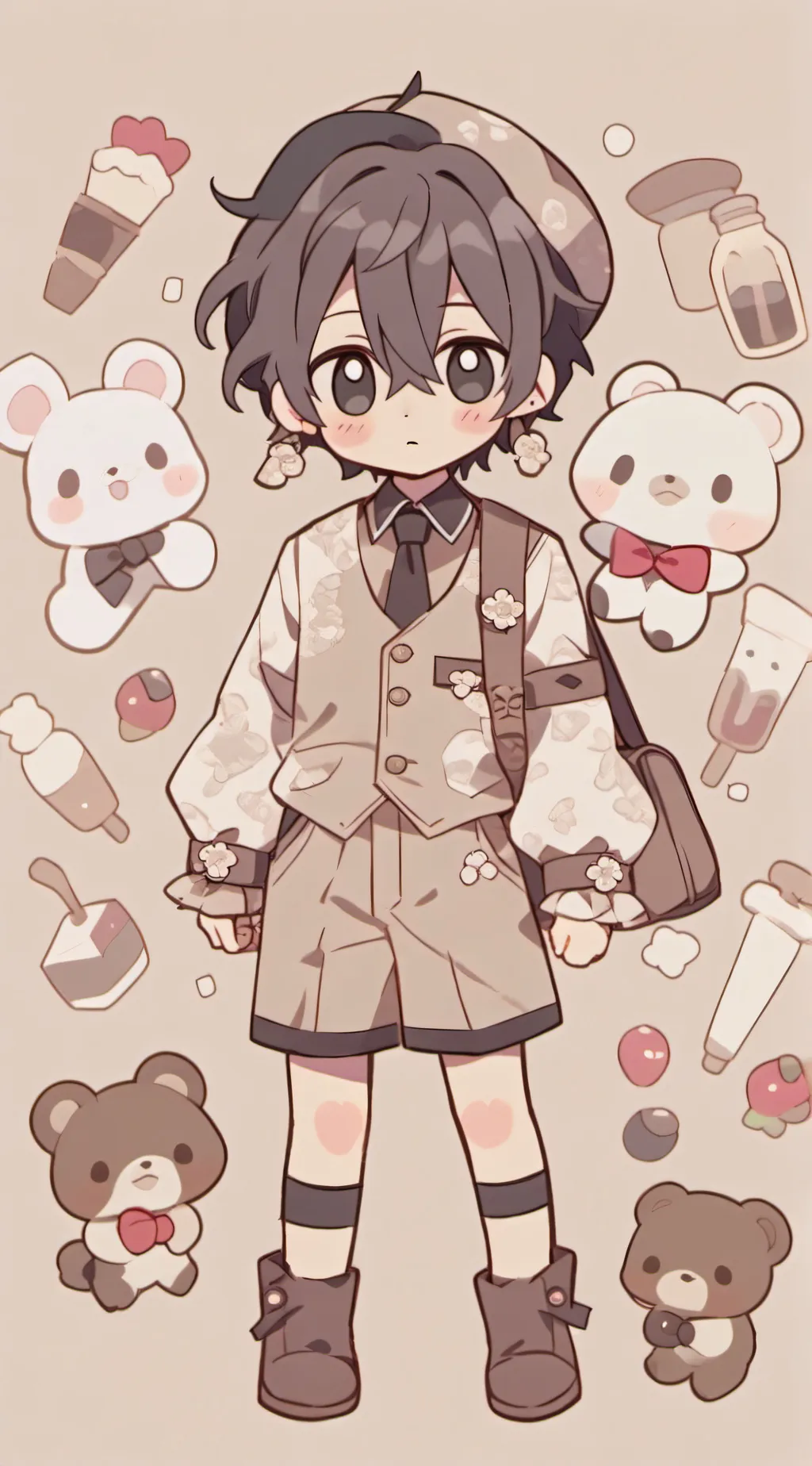 ai character: Elementary school background