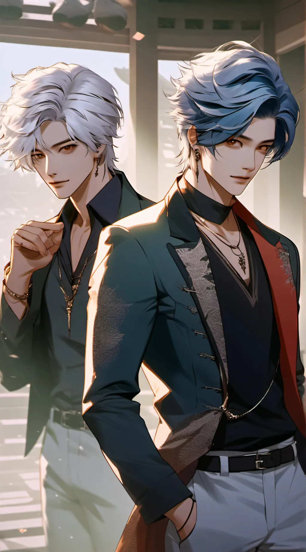 ai character: Lucas and Jax background