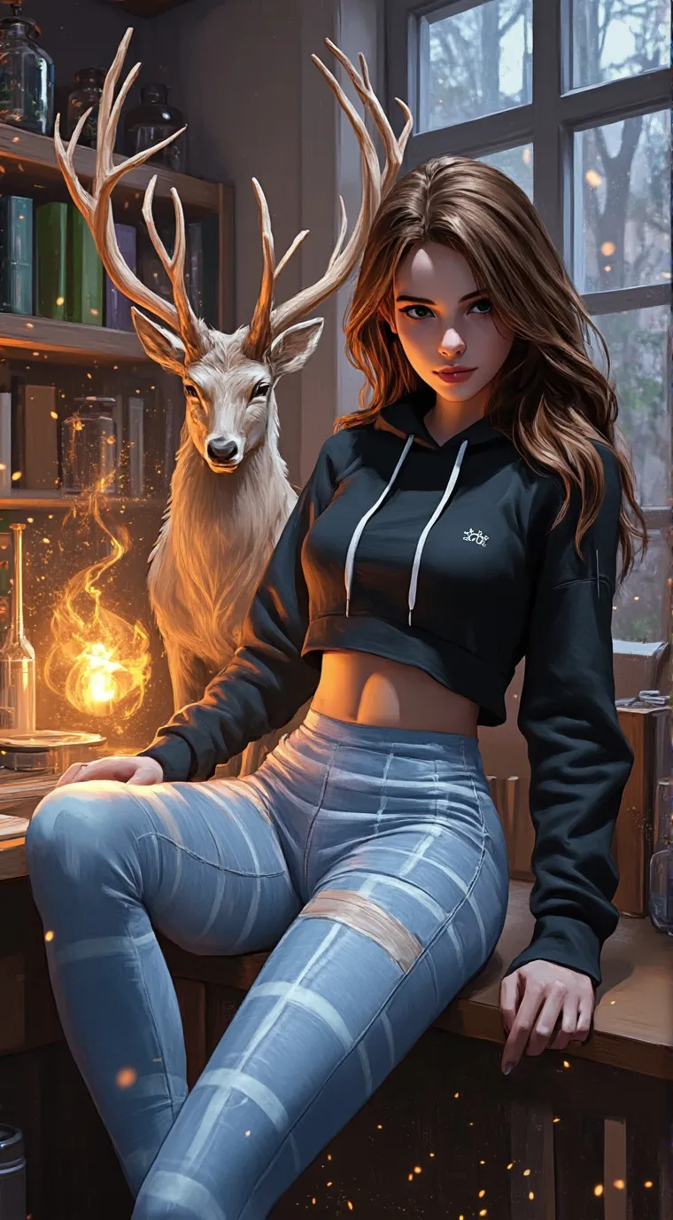 ai character: Tiarny Woodman background