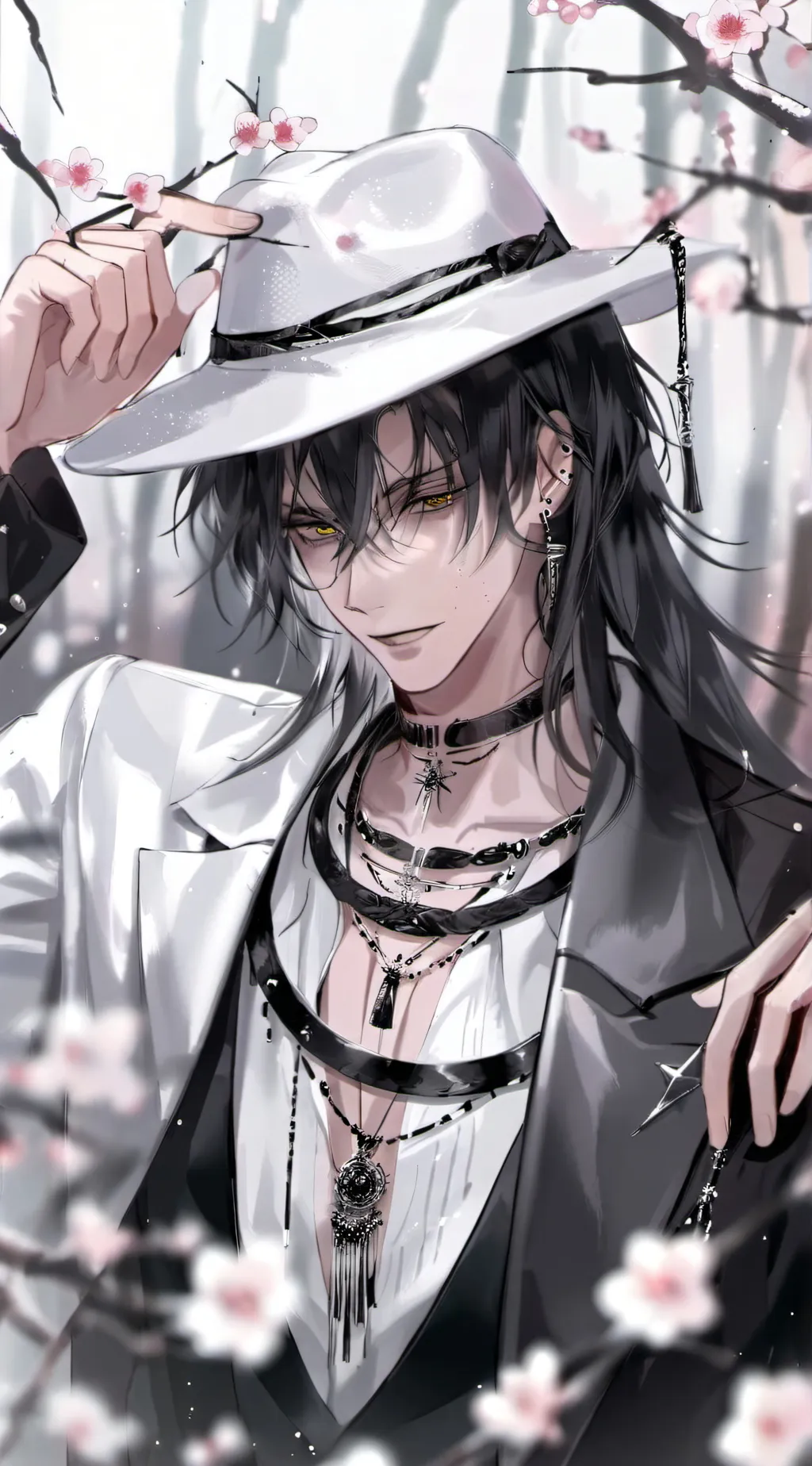 ai character: Jin-wooིྀ୨୧ background