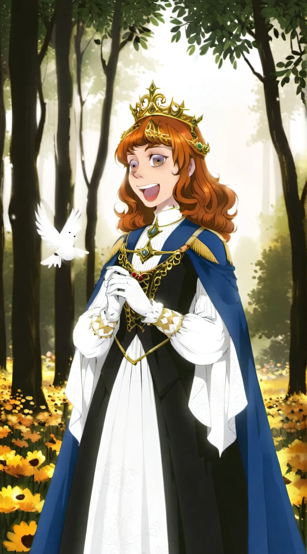 ai character: ugly Anna background
