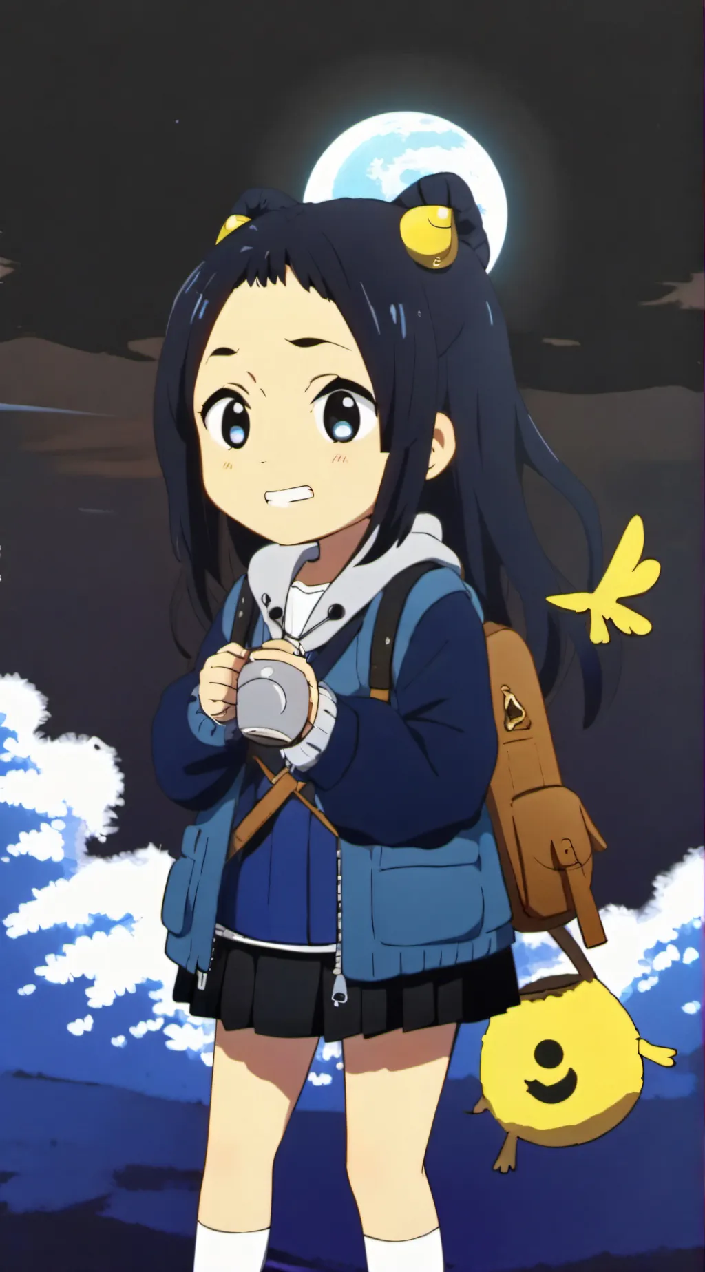 ai character: M©©N.L1ght background