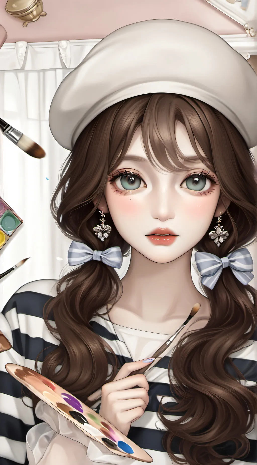 ai character: - Maple - 🍁  background