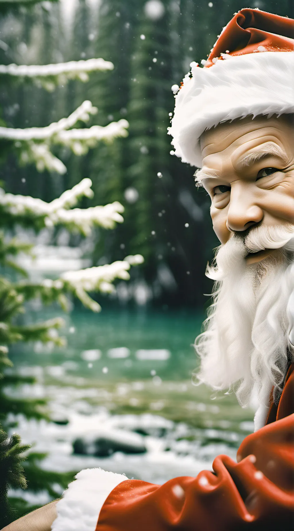 ai character: santa background